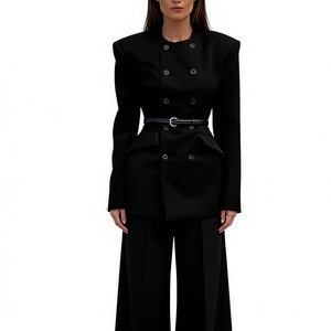 Robe surdimensionnée à double boutonnage pour femme - Manteau de bureau formel à manches longues - Mode - Product Image 3