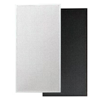 Étagère murale en acier et métal pour organisateur de jeux Noir Blanc Rouge Crochets Outil Panneau perforé avec support de contrôle pour mur