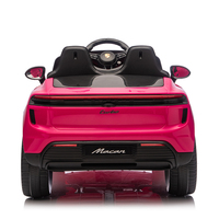 Voiture électrique pour enfants Porsche Macan rose à 2 places, personnalisée par OEM, avec télécommande à quatre roues, voiture électrique pour enfants Porsche