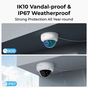 Cámara de Seguridad IP <span class=keywords><strong>Reolink</strong></span> 5MP CMOS IK10 Antivandálica para Exteriores, 2.8mm, 130° Diagonal, Visión Nocturna a Color, Tipo Torreta, PoE, Almacenamiento en la Nube, P327 - Product Image 5
