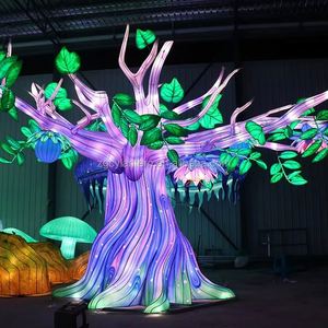 Sculpture d'arbre lanterne géante illuminée, lanternes florales fantastiques, Noël, Thanksgiving, Fête des Pères, Fête des Enfants, Meilleures ventes - Product Image 3