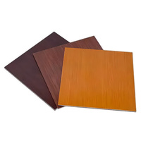 Revestimiento Exterior Impermeable Ignífugo de Alta Resistencia, Revestimiento de PE, Lámina ACP ACM, Panel Sándwich, Paneles de Pared Compuestos de Aluminio