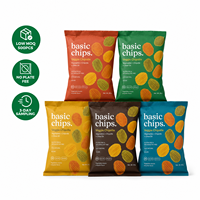 Sacs d'emballage personnalisés à livraison rapide pour chips, sachets alimentaires à fond plat, sachets de café, sacs d'emballage pour snacks