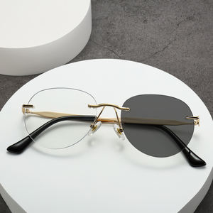 Lunettes de lecture progressives multifocales de nouvelle conception, photochromiques, <span class=keywords><strong>presbytie</strong></span>, anti-lumière bleue, lunettes correctrices - Product Image 2
