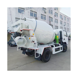 Máy trộn và vận chuyển bê tông tự động tích hợp động cơ diesel, xe trộn bê tông tự động nạp liệu - Product Image 3