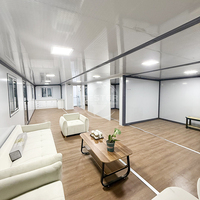 Résidence Modulaire Préfabriquée de Luxe à 2 Chambres, Extensible, en Conteneur, Haute Qualité, Options 20/40 Pieds, Utilisation Bureaux, Structure Acier