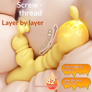 usb charger 42C heating electric power dildo vibrator <strong>2026</strong> new waterproof sex toy partner rabbit vibratorfor women - Product Image 3