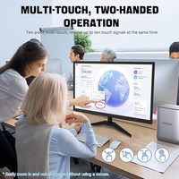 Nuevo Monitor Táctil IPS FHD de 22 Pulgadas 1920x1080P con Pantalla Táctil de 10 Puntos / Puertos VGA/USB Serie Empresarial con 3 Años de Garantía
