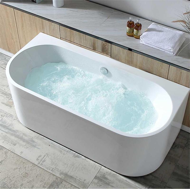1500 1700mm Freestanding Bathtub Acrylic Soaking
