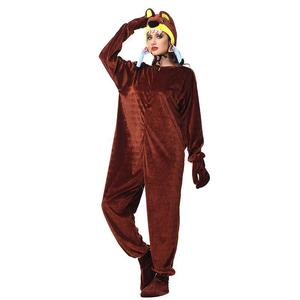 Disfraz de oso para mujer, mono de terciopelo, conjunto de ropa para cosplay de Halloween, juego de rol, para adultos, niños, unisex - Product Image 5