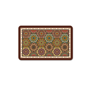 Tapis de bain rectangulaire en mousse imprimée à l'argile de diatomée, antidérapant, lavable en machine, nouvelle collection automne, style chinois - Product Image 5