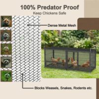 Cage à volailles multifonctionnelle pour jardin, enclos à poulets en fil métallique, enclos extérieur pratique pour lapins et petits animaux d'élevage
