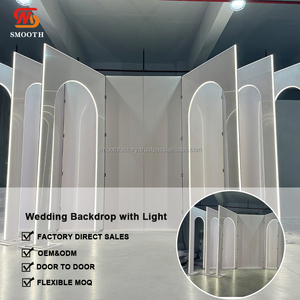 แผงไฟ LED อะคริลิคหลายชั้นแผงตกแต่งงานแต่งงานแบบถอดออกได้สำหรับฉากหลังเวทีสำหรับงานแต่งงานและงานเลี้ยง - Product Image 4