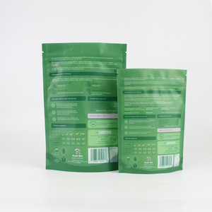 Sachets Doypack recyclables haute barrière avec fermeture éclair, résistants à l'humidité, pour l'emballage de friandises pour animaux de compagnie/chiens - Product Image 2