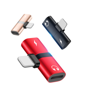 Adaptador Divisor 2 en 1 para Teléfono Móvil, 8 Pines, 7, 8, X, XS, 11, 12 MAX, Salida AC, RCA, <span class=keywords><strong>Audio</strong></span>, Carga, Convertidor <span class=keywords><strong>de</strong></span> Auriculares - Product Image 2