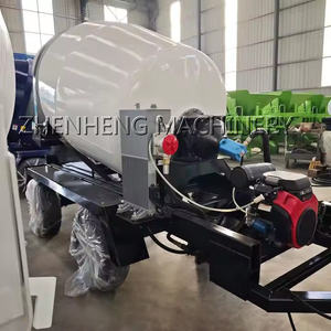 Camion malaxeur à béton mobile sur remorque, capacité de 2, 4, 6, 8, 10 mètres cubes - Product Image 3