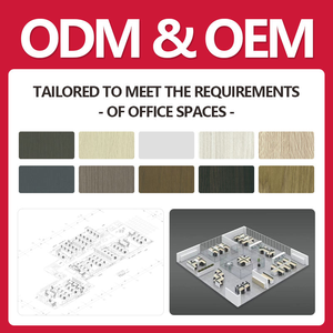 Modern design kantoorset; directiebureau en stoel, <span class=keywords><strong>L</strong></span>-vormig, houten modulaire bureautafels en stoelenset - Product Image 4