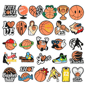 2025 PVC basket-ball sabot <span class=keywords><strong>chaussure</strong></span> breloques équipe Logo <span class=keywords><strong>NBA</strong></span> thème <span class=keywords><strong>chaussure</strong></span> décoration accessoires - Product Image 4