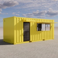 Restaurant/Bar mobile préfabriqué Skyacross en conteneur maritime démontable avec un design moderne et respirant pour utilisation en parc