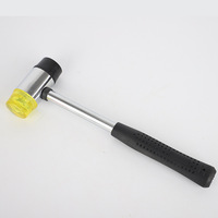 Marteau multifonctionnel à tête fendue personnalisable OEM pour l'installation de maillet en caoutchouc de sol de bricolage