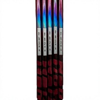RSY RSY-LM Bâton de hockey sur glace professionnel léger 100% fibre de carbone, logo personnalisé, motifs de lame P28/P88, tailles SR/JR/INT/YTH