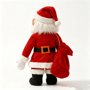 Peluche de Noël personnalisée, peluche de Père Noël pour les fêtes, jouet en peluche Père Noël, jouet en peluche de Père Noël, animal en peluche Père Noël - Product Image 3