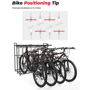 JH-Mech-Support de rangement <span class=keywords><strong>pour</strong></span> le football, 3 largeurs, réglable, <span class=keywords><strong>pour</strong></span> le stationnement des scooters, 4 vélos - Product Image 5