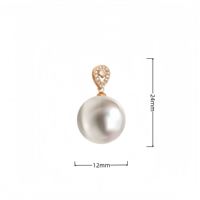 Nouveau collier NFC Imitation perle pendentif 13.56MHz NFC bijoux cadeaux Permanent préservé RFID contrôle d'accès pendentif