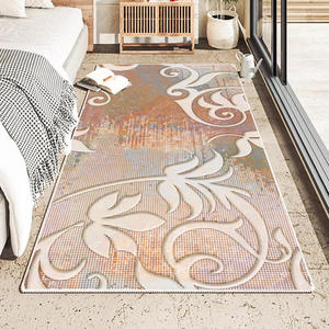Alfombra rectangular abstracta nórdica de imitación de cachemira, antideslizante, para sala de estar, dormitorio, 80x150 cm - Product Image 1