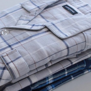 OEM nouveau automne et hiver hommes pyjamas costume grande taille lâche maison vêtements velours tissu double face cheveux épais chaud maison vêtements - Product Image 1