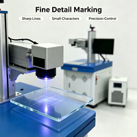 Machine de marquage laser UV haute précision 3-20W, sur table, refroidissement par eau, pour verre, PCB, céramique, plastique, certifiée CE, PLT/BMP/AI