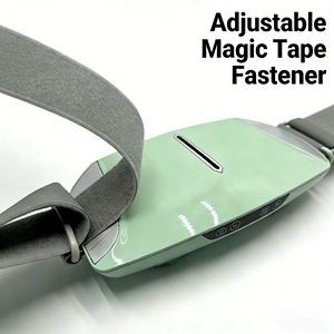 Masajeador Abdominal Eléctrico de Doble Disco con Cinturón de Calor Ajustable, Reduce la Celulitis y la Grasa Abdominal, Mejora la Digestión y el <span class=keywords><strong>Estreñimiento</strong></span> - Product Image 3
