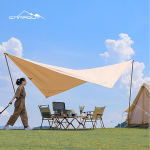 Lona de Algodón para Acampar Campout Diamond, 400x510 cm, Color Blanco Hueso, Resistente a los Rayos UV, para Uso en Exteriores - Product Image 2