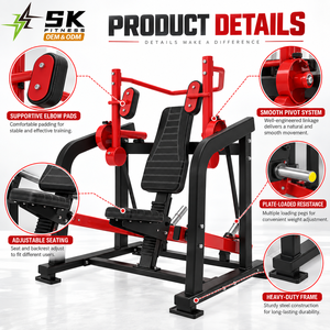 Máquina de <span class=keywords><strong>Pullover</strong></span> Sentado con Carga de Placas SK MAX5 para Propietarios de Gimnasios y Distribuidores de Equipos, Ideal para la Construcción de Instalaciones Comerciales de Entrenamiento de Espalda - Product Image 2