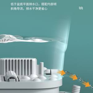 Bassin de bain de pieds pliable AUX, ovale, pliable, avec fonction de massage et de chauffage pour usage domestique - Product Image 3