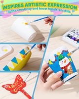 Kit de jardinage et de peinture de fleurs en 4 pièces - Art et artisanat pour enfants de 8 à 12 ans, kit de jardinage pour enfants, jouet d'anniversaire pour garçons