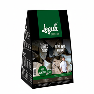 Legua Fourniture en usine en espagnol Copeaux de bois d'olivier à saveur de fruit haute durabilité Modèle 8426720001493 pour barbecue - Product Image 2