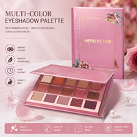Palette de maquillage tout-en-un HERORANGE Premium |   Kit de fards à paupières, blush et illuminateur |   Marque privée végane