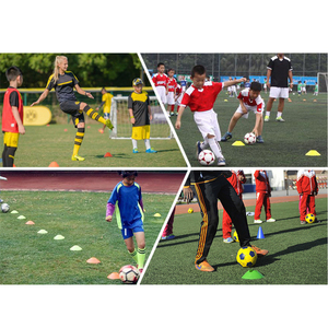 Conos de práctica de fútbol apilables y discos de entrenamiento de fútbol impermeables para equipos de entrenamiento de pies de velocidad de agilidad - Product Image 4