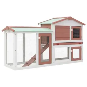 Bacs à lapin multicolores en bois extérieur, grande taille, résiste aux intempéries, Cage pour animaux de compagnie, maison