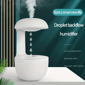 600ml Weightless Water Droplet Air Humidifier with Anti-Gravity Technology Essential Oil <b>Diffuser</b> Night Light and Sprayer - Product Image 1