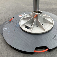 Tapis d'excavatrice durable en UHMWPE HDPE, plaque antidérapante, base de la découpe personnalisée pour l'équipement à usage intensif, support PE