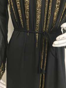 ชุดอาบายะห์สตรีแบบเซ็กซี่สำหรับชาวมุสลิม  ชุดราตรีอิสลาม  20 สี  งานปักมือ  ยาวกรอมพื้น  ทรงเอ  ผ้าจอร์เจตต์  จัดส่งฟรี - Product Image 6