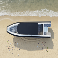 Perahu Karet Rigid Aluminium RIB 700 Foam 23ft untuk Memancing Dijual