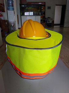 Capacete de Segurança com Protetor de Pescoço e Aba Larga para Construção - Product Image 5