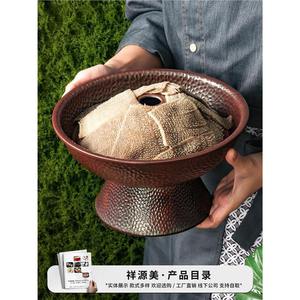 จานเมลามีนทรงกลมลายภูเขาและธรรมชาติ สำหรับบุฟเฟ่ต์ โรงแรม ร้านอาหาร - Product Image 3
