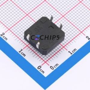ZX-QC1212-8.5CJ Tactile Switch Through hole-4P,12x12mm Switch Single Pole Single Throw Round Button 2.6N Through Hole - Product Image 2