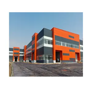 Affordable Prefab Workshop Warehouse Metallic Steel Structure Building Supplies Self Economic Storage