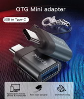 GS06 YESIDO Mini Adaptador OTG Tipo-C a USB, Lector de Tarjetas, Transmisor de Datos y Energía para Teléfono Móvil
