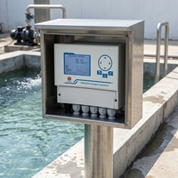 Contrôleur numérique monocanal haute précision DR100, analyseur d'eau industrielle en ligne pour pH, oxygène dissous, turbidité, ORP, IP65